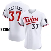 Louie Varland Men's Minnesota Twins White Elite Home Jersey