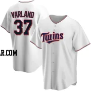 Louie Varland Men's Minnesota Twins White Replica Home Jersey