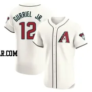 Lourdes Gurriel Jr. Men's Arizona Diamondbacks Cream Elite Home Jersey