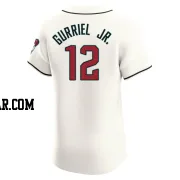 Lourdes Gurriel Jr. Men's Arizona Diamondbacks Cream Elite Home Jersey