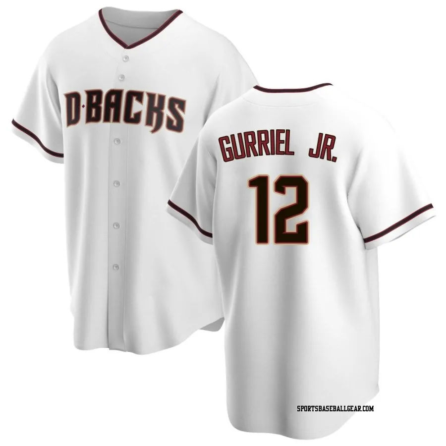 Lourdes Gurriel Jr. Men's Arizona Diamondbacks White Replica Home Jersey