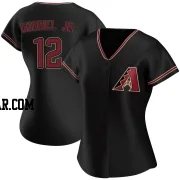 Lourdes Gurriel Jr. Women's Arizona Diamondbacks Black Authentic Alternate Jersey