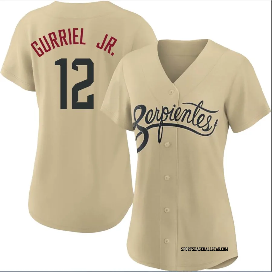 Lourdes Gurriel Jr. Women's Arizona Diamondbacks Gold Replica 2021 City Connect Cool Base Jersey