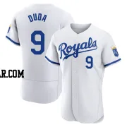 Lucas Duda Men's Kansas City Royals White Authentic 2022 Home Jersey