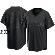 Lucas Dunn Youth San Diego Padres Black Replica Pitch Fashion Jersey