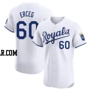 Lucas Erceg Men's Kansas City Royals White Elite Home Jersey