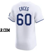 Lucas Erceg Men's Kansas City Royals White Elite Home Jersey