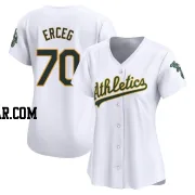 Lucas Erceg Women's Oakland Athletics White Limited Home Jersey