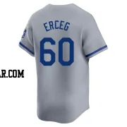 Lucas Erceg Youth Kansas City Royals Gray Limited Away Jersey