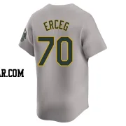 Lucas Erceg Youth Oakland Athletics Gray Limited Away Jersey