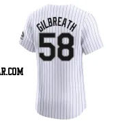 Lucas Gilbreath Men's Colorado Rockies White Elite Home Jersey