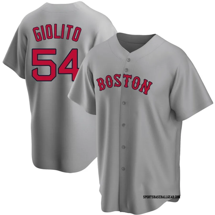 Lucas Giolito Men's Boston Red Sox Gray Replica Road Jersey