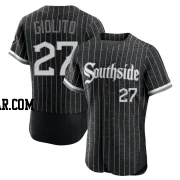 Lucas Giolito Men's Chicago White Sox Black Authentic 2021 City Connect Jersey