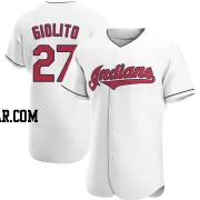 Lucas Giolito Men's Cleveland Guardians White Authentic Home Jersey