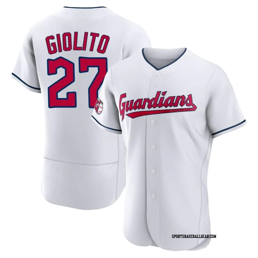 Lucas Giolito Men's Cleveland Guardians White Authentic Home Jersey