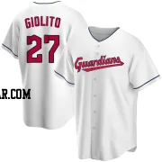 Lucas Giolito Men's Cleveland Guardians White Replica Home Jersey