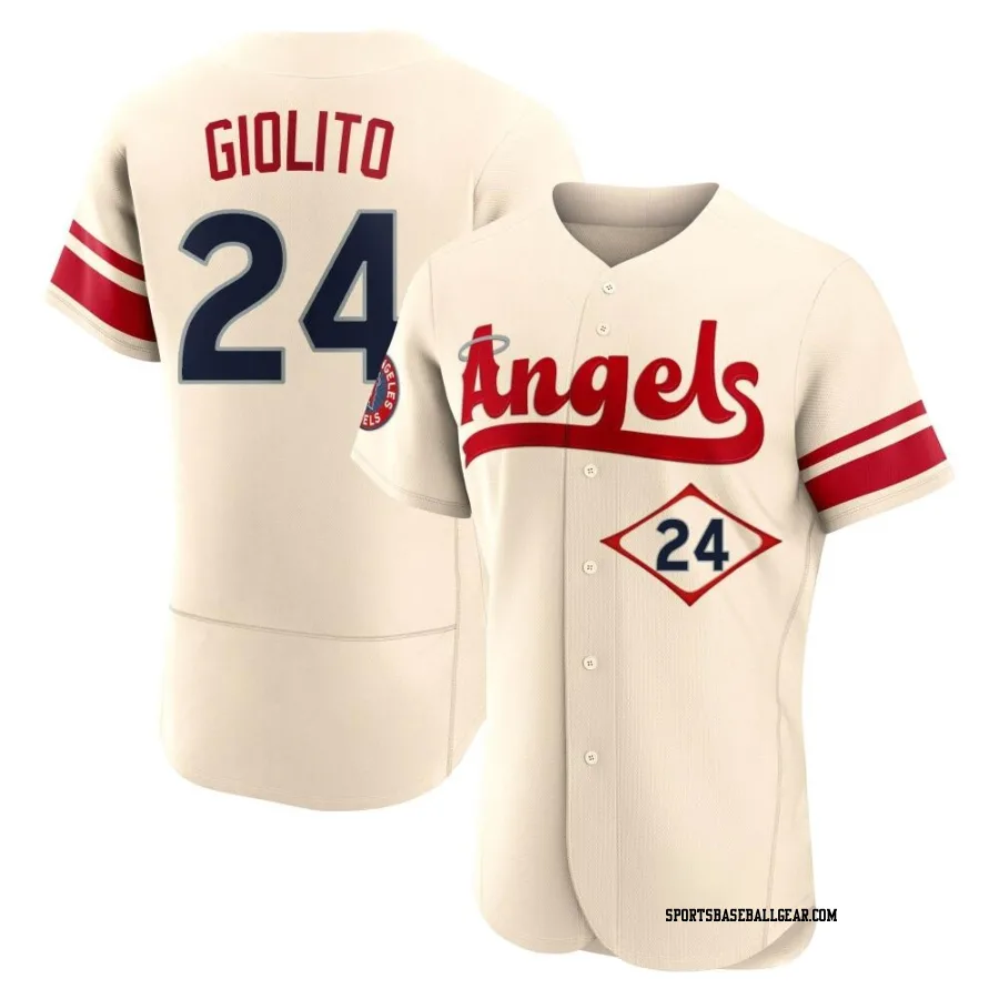 Lucas Giolito Men's Los Angeles Angels Cream Authentic 2022 City Connect Jersey