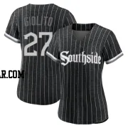 Lucas Giolito Women's Chicago White Sox Black Authentic 2021 City Connect Jersey