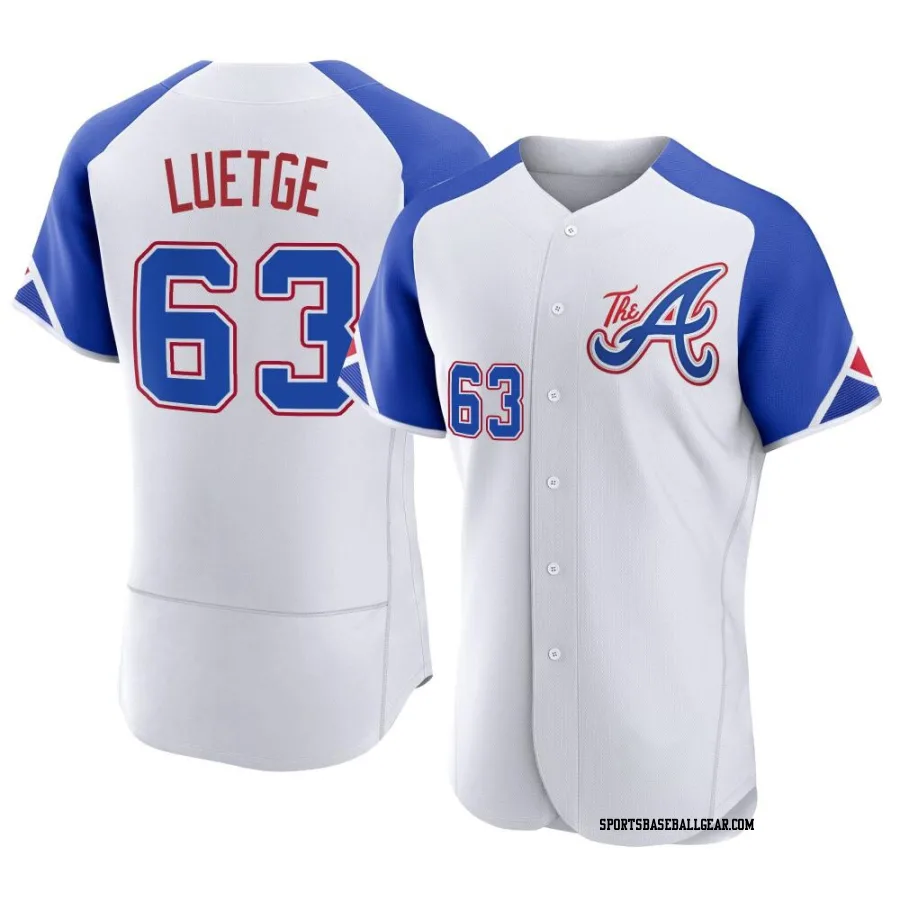 Lucas Luetge Men's Atlanta Braves White Authentic 2023 City Connect Jersey