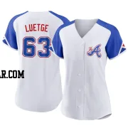 Lucas Luetge Women's Atlanta Braves White Authentic 2023 City Connect Jersey