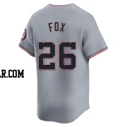 Lucius Fox Men's Washington Nationals Gray Limited Road Jersey