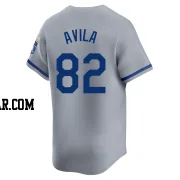 Luinder Avila Men's Kansas City Royals Gray Limited Away Jersey