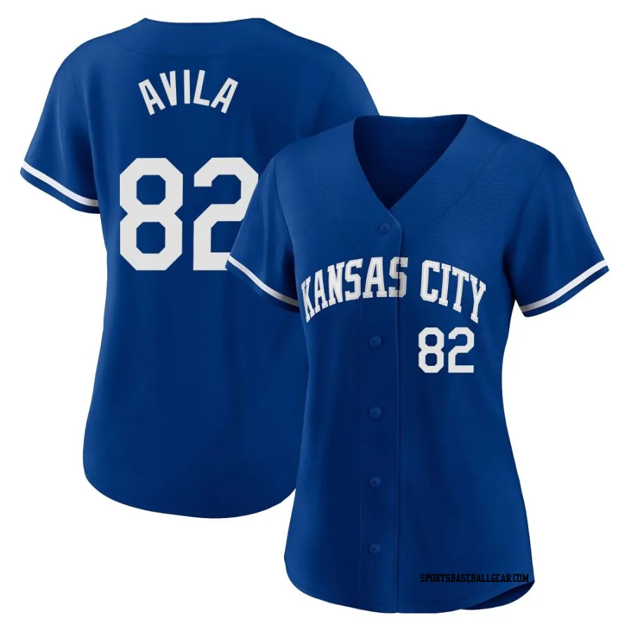 Luinder Avila Youth Kansas City Royals Royal Replica 2022 Alternate Jersey