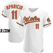 Luis Aparicio Men's Baltimore Orioles White Authentic Home Jersey