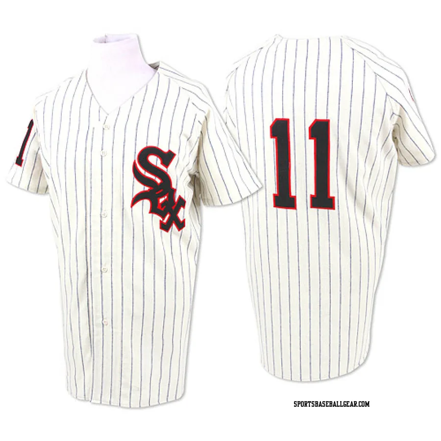 Luis Aparicio Men's Chicago White Sox Cream Authentic 1959 Throwback Jersey