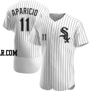 Luis Aparicio Men's Chicago White Sox White Authentic Home Jersey