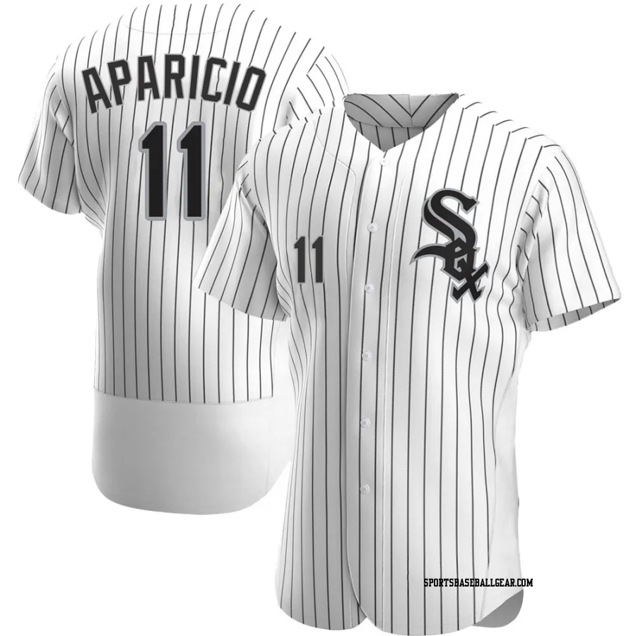 Luis Aparicio Men's Chicago White Sox White Authentic Home Jersey