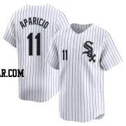 Luis Aparicio Men's Chicago White Sox White Limited Home Jersey