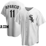 Luis Aparicio Men's Chicago White Sox White Replica Home Jersey