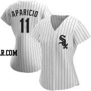 Luis Aparicio Women's Chicago White Sox White Authentic Home Jersey