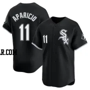 Luis Aparicio Youth Chicago White Sox Black Limited Alternate Jersey