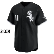 Luis Aparicio Youth Chicago White Sox Black Limited Alternate Jersey