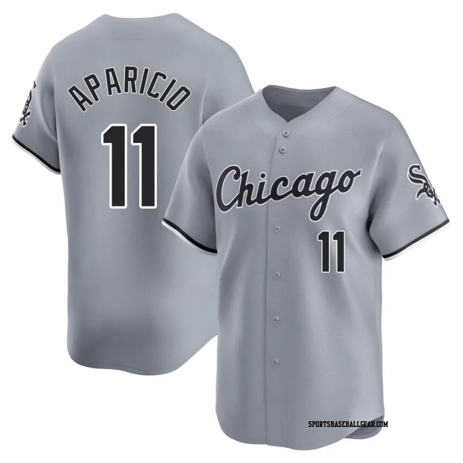 Luis Aparicio Youth Chicago White Sox Gray Limited Road Jersey