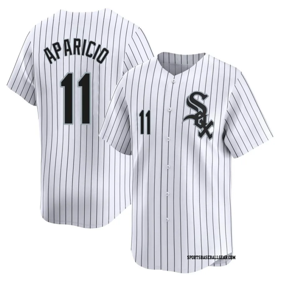 Luis Aparicio Youth Chicago White Sox White Limited Home Jersey