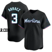 Luis Arraez Men's Miami Marlins Black Limited Alternate Jersey