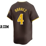 Luis Arraez Men's San Diego Padres Brown Limited Away Jersey