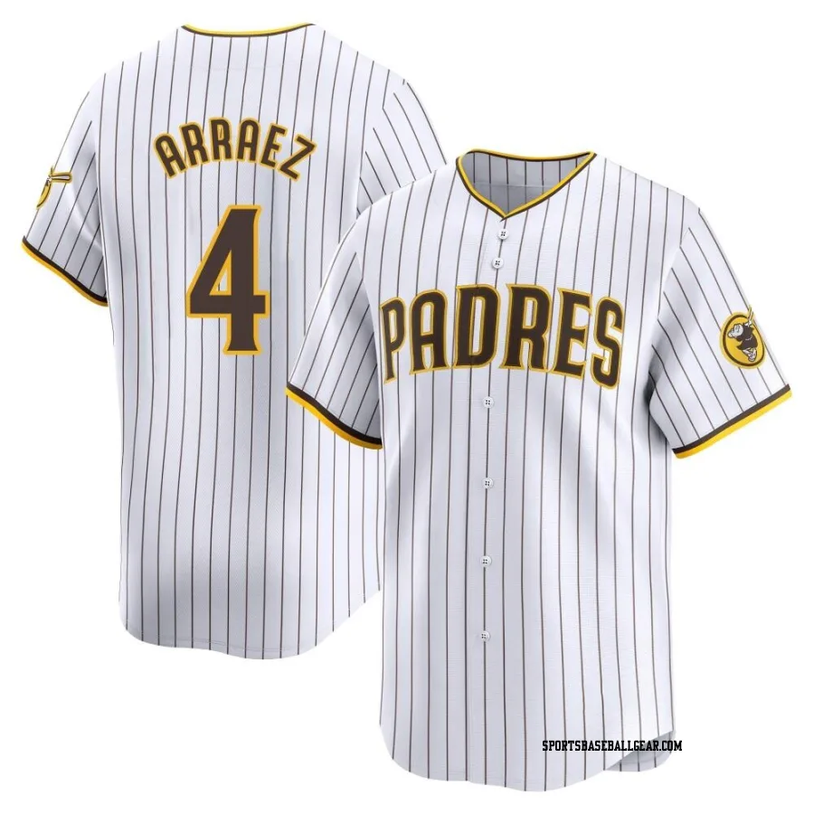 Luis Arraez Men's San Diego Padres White Limited Home Jersey