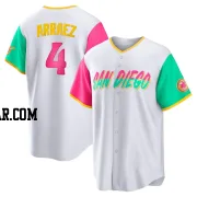 Luis Arraez Men's San Diego Padres White Replica 2022 City Connect Jersey