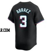 Luis Arraez Youth Miami Marlins Black Limited Alternate Jersey