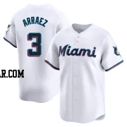 Luis Arraez Youth Miami Marlins White Limited Home Jersey