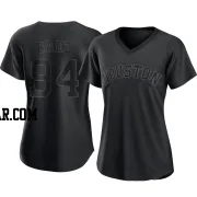 Luis Baez Women's Houston Astros Black Authentic Pitch Fashion Jersey