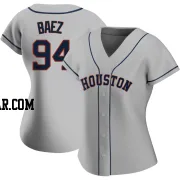 Luis Baez Women's Houston Astros Gray Authentic Road 2020 Jersey