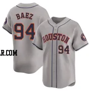 Luis Baez Youth Houston Astros Gray Limited Away Jersey