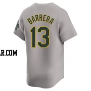 Luis Barrera Men's Oakland Athletics Gray Limited Away Jersey