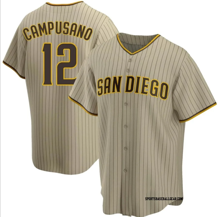 Luis Campusano Men's San Diego Padres Sand/Brown Replica Alternate Jersey