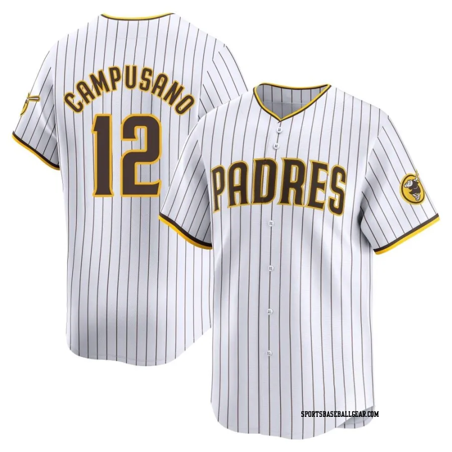 Luis Campusano Men's San Diego Padres White Limited Home Jersey